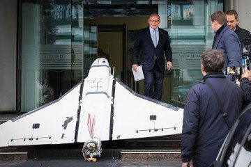 Moldova Displays Downed Russian Drone to Russian Ambassador, Protests Airspace Violation