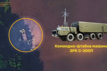 A command-and-control vehicle from a Russian S-300P air defense system, August 2026. (Source: 15th Artillery Reconnaissance Brigade)