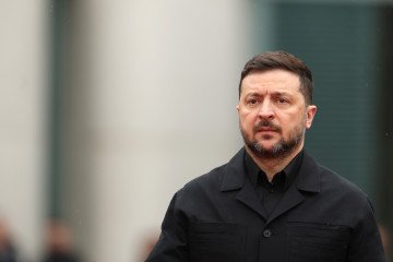 Ukrainian President Volodymyr Zelenskyy in Berlin on April 14, 2026. Ukrainian President Volodymyr Zelenskyy in Berlin on April 14, 2026.