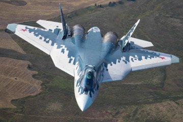 Russian Su-57 fighter jet. Illustrative photo. (Source: Militarnyi)