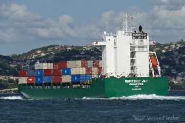 A container ship CONTSHIP JET. Illustrative photo. (Source: VesselFinder) A container ship CONTSHIP JET. Illustrative photo. (Source: VesselFinder)