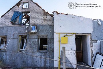 Aftermath of a Russian strike on the Zaporizhzhia region on December 29, 2025. (Source: Zaporizhzhia regional prosecutor’s office)