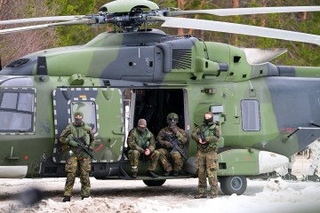 Bundeswehr soldiers take part in the NATO "Cold Response" exercise at the military training area on March 13, 2026. Illustrative photo. (Source: Getty Images)