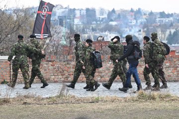 Thousands of Far-Right Extremists and Neo-Nazis March in Budapest, Some Displaying Russian Z Symbols