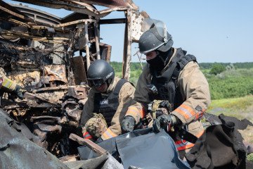 Russia Attacks Coal Train in Ukraine's Donetsk Region Russian Civilian Train Attack in Ukraine