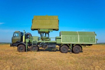 Ukrainian 79K6 Pelikan radar in 2017. Ukrainian 79K6 Pelikan radar in 2017.
