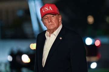 US President Donald Trump arrives at the White House in Washington, DC, on October 15, 2026. (Source: Getty Images)
