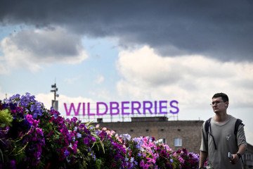 A man walks past Russian e-commerce giant Wildberries’ logo in downtown Moscow on July 27, 2026. (Source: Getty Images) A man walks past Russian e-commerce giant Wildberries’ logo in downtown Moscow on July 27, 2026. (Source: Getty Images)