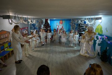Celebrating St. Nicholas Underground: How Ukrainian Children Find Joy Even Amid Russia’s War Celebrating St. Nicholas Underground: How Ukrainian Children Find Joy Even Amid Russia’s War