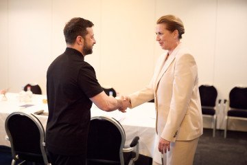 Zelenskyy, Danish PM Discuss Defense Ties as Denmark Prepares to Lead EU Council