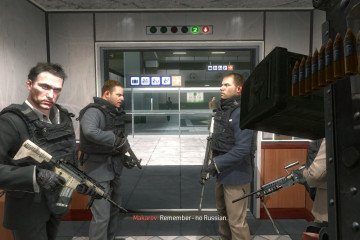 A screenshot from the “No Russian” mission from a Call of Duty MW2 game. (Source: JoshuaKpatakpa04/Reddit) A screenshot from the “No Russian” mission from a Call of Duty MW2 game. (Source: JoshuaKpatakpa04/Reddit)