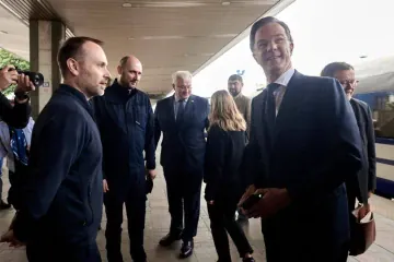 NATO Secretary General Mark Rutte arrived in Kyiv on 3, 2026. (Source: hromadske)
