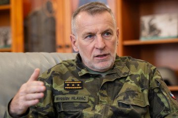 Czech Chief of the General Staff Miroslav Hlaváč during an interview with the Czech News Agency (ČTK) in Prague, Czechia, on October 13, 2026. (Photo: Ondřej Deml/ČTK)