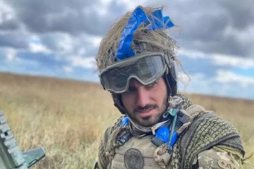 Conor Kennedy, son of US Health Secretary RFK Jr., pictured in military gear while serving in Ukraine’s International Legion. (Source: social media)