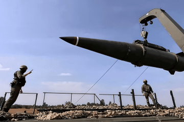 A Russian serviceman prepares an Iskander-M ballistic missile for launch during a military exercise. (Photo: Russian Defense Ministry) A Russian serviceman prepares an Iskander-M ballistic missile for launch during a military exercise. (Photo: Russian Defense Ministry)