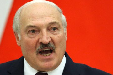 Belarusian leader Alexander Lukashenko speaks during a joint press conference at the Kremlin in Moscow on September 9, 2021. (Source: Getty Images)