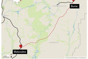 Geospatial Analysis Reveals a New Railroad Being Built by Russia to Occupied Mariupol