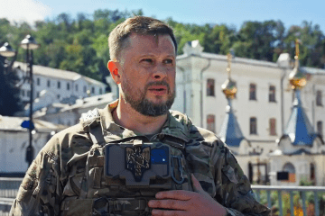 Brigadier General Andrii Biletsky standing in Sviatohirsk, Donetsk region, September 2026. Brigadier General Andrii Biletsky standing in Sviatohirsk, Donetsk region, September 2026.