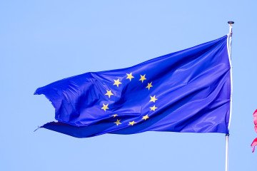 A European flag. (Source: Getty Images)
