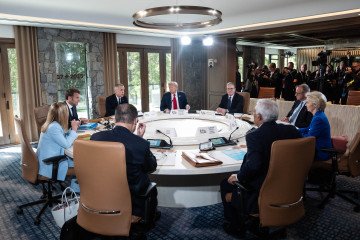 G7 Leaders, including Donald Trump, Ursula von der Leyen, Emmanuel Macron, and Keir Starmer, attend the 2025 summit in Kananaskis, Canada. (Source: Getty Images)