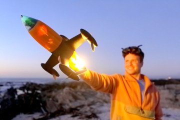 Peregreen V4 drone. (Source: Luke Maximo Bell/Youtube)