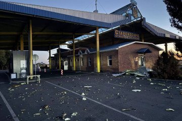 Damage at the Starokozache border crossing between Ukraine and Moldova following a Russian attack overnight on September 9, 2026. (Source: Odesa Regional Military Administration) Damage at the Starokozache border crossing between Ukraine and Moldova following a Russian attack overnight on September 9, 2026. (Source: Odesa Regional Military Administration)