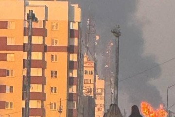 Ukraine Strikes Deepest Yet Into Russia, Reaching a Region Behind 80% of Its Gas Production A damage site in New Urengoy, Yamalo-Nenets Autonomous Okrug, following a long-range drone attack. (Source: Agentstvo News)