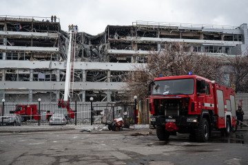 Un ataque balístico ruso sobre Kyiv daña el centro ucraniano de radiodifusión multimedia