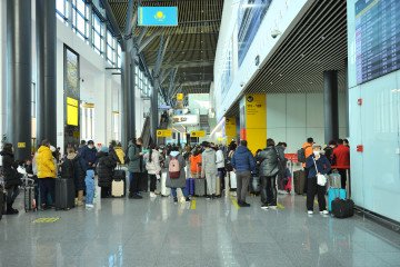 Illustrative image. A general view of Nursultan Nazarbayev International Airport in Nur Sultan, Kazakhstan, on January 10, 2022. Illustrative image. A general view of Nursultan Nazarbayev International Airport in Nur Sultan, Kazakhstan, on January 10, 2022.