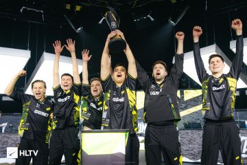 Players of Ukraine’s NAVI esports team celebrate on stage after winning the ESL Pro League Season 23 Counter-Strike 2 tournament, lifting the championship trophy. (Photo: HLTV) Players of Ukraine’s NAVI esports team celebrate on stage after winning the ESL Pro League Season 23 Counter-Strike 2 tournament, lifting the championship trophy. (Photo: HLTV)