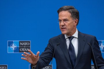 NATO Secretary General Mark Rutte speaks during a press conference ahead of the NATO Foreign Ministers meeting at NATO Headquarters on December 02, 2025 in Brussels, Belgium. (Source: Getty Images)