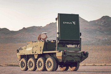 Leonidas, un sistema de microondas de alta potencia (HPM). (Fuente: Epirus)