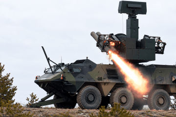ItO 90M short-range air defense system during service in the Finnish Defence Forces.