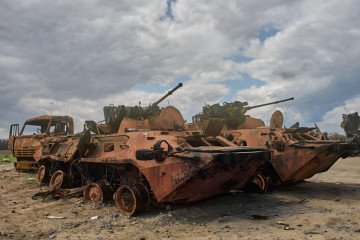 Gráfico oficial del Estado Mayor de Ucrania revelando un saldo catastrófico de 1.470 bajas rusas y 119 sistemas de artillería destruidos tras 177 asaltos frontales fallidos.