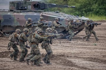 Soldiers of the German armed forces. (Source: Getty Images)