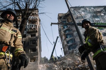 Kyiv Reels From Russia’s 9-Hour Missile and Drone Barrage as Death Toll Mounts, Photos Kyiv Reels From Russia’s 9-Hour Missile and Drone Barrage as Death Toll Mounts, Photos