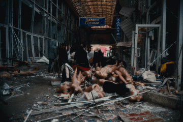 Photo of the Day: Aftermath of Russian Drone Strike on Kharkiv’s Barabashovo Market
