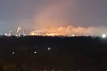 Drone Strike Ignites Russian Chemical Plant Supplying Explosives for Army Artillery Shells