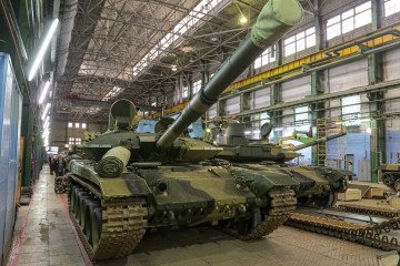 The workshop of the Russian armored vehicle plant “Uralvagonzavod”. (Source: Rostech)