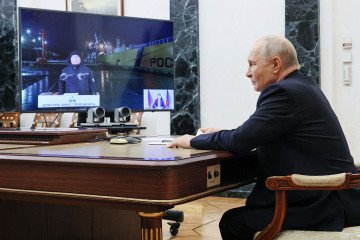 Russia’s leader Vladimir Putin attends a ceremony to launch Russian oil company Rosneft’s Vostok Oil project via video link in Moscow on September 5, 2026. (Source: Getty Images) Russia’s leader Vladimir Putin attends a ceremony to launch Russian oil company Rosneft’s Vostok Oil project via video link in Moscow on September 5, 2026. (Source: Getty Images)