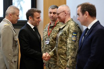 French President Macron Urges 34 Nations to Plan “Credible Security Guarantees” for Ukraine