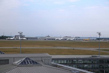 Leipzig/Halle Airport suspended flight operations overnight after an unidentified flying object and a suspicious item were found. (Source: Getty Images)