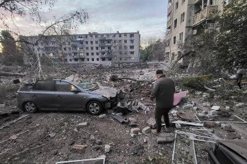 Aftermath of a Russian missile strike on a civilian neighborhood in Kremenchuk, Poltava region, Ukraine, on October 7, 2026. Aftermath of a Russian missile strike on a civilian neighborhood in Kremenchuk, Poltava region, Ukraine, on October 7, 2026.
