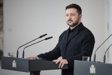 Volodymyr Zelenskyy, President of Ukraine. (Source: Getty Images)