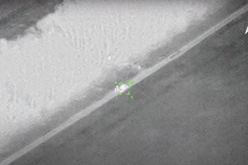 Ukrainian Forces Target Russian UAV Crew With American Switchblade 600 Drone, Video