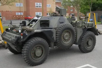 British-Made “Ferret Mk1”, One of the Smallest Armored Vehicles, Spotted in Ukrainian Armed Forces