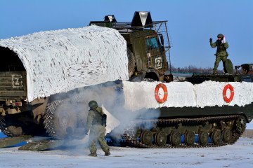 A military training exercise held by an engineer unit of the Russian Southern Military District based on the experience gained in Russia's war in Rostov-On-Don, Russia on January 19, 2026. Illustrative photo. (Source: Getty Images)