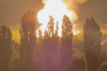 Fire at the Belgorod gas pipeline production facility after a Ukrainian missile strike, July 7, 2026. Fire at the Belgorod gas pipeline production facility after a Ukrainian missile strike, July 7, 2026.