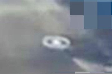 A previously unknown type of drone with a ring-shaped wing over Ukraine, October 2025. (Source: Serhii Flash)