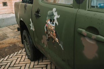 NAFO military convoy